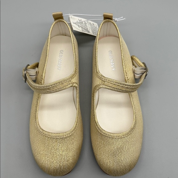 Old Navy Other - Old Navy Girls Metallic Gold Mary Jane Flats. Rand New